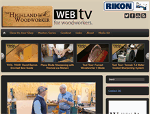 Tablet Screenshot of highlandwoodworker.com